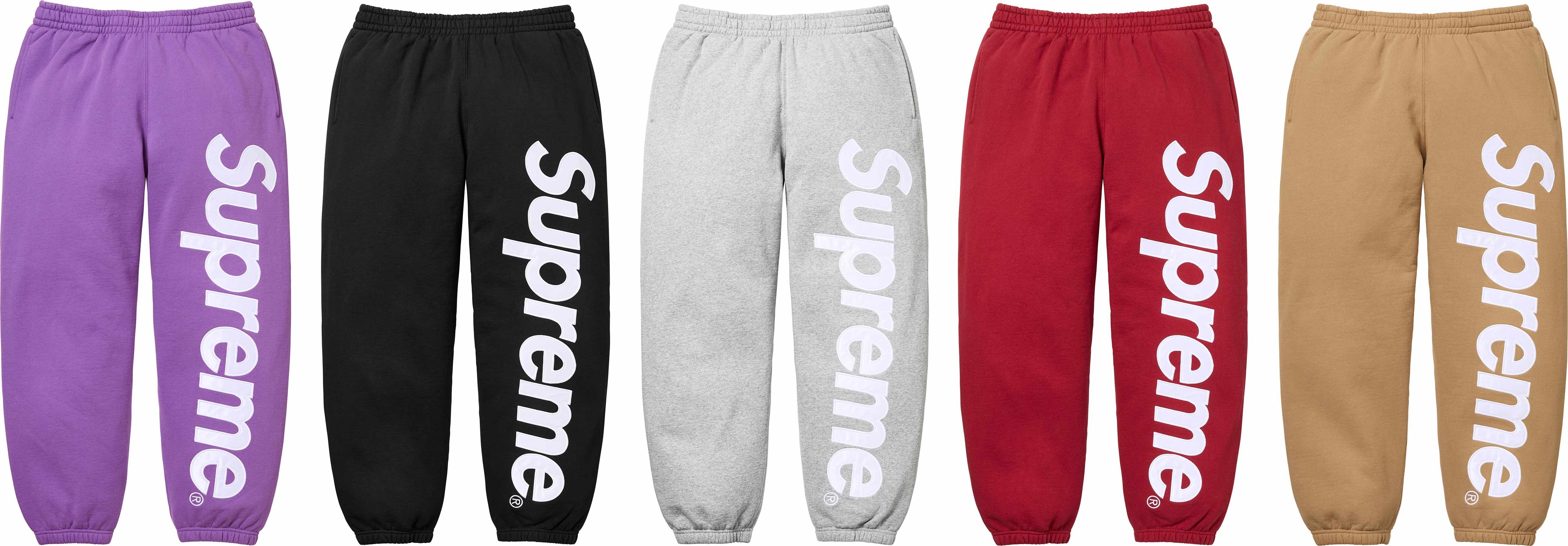 Satin Appliqué Sweatpant